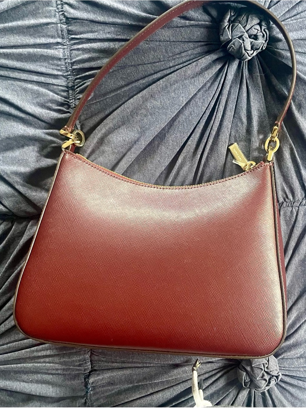 Kate Spade Dark Merlot Floral Blooms Shoulder Bag - Picture 4 of 11